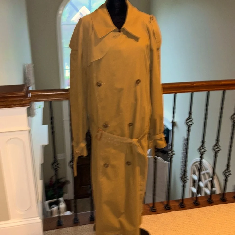 Authentic Christian Dior Vintage Military Trench sz 10 excellent condition ❤️ - Picture 2 of 16